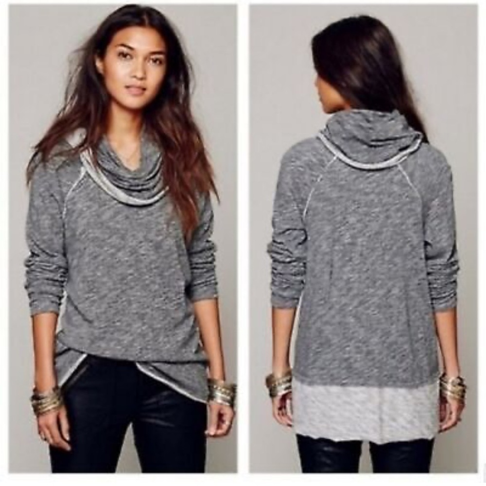Free People Cocoon Cowl Neck Top